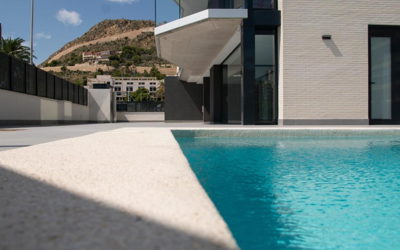 Modern Sea Front Sea Water Apartment Alicante Exterior foto