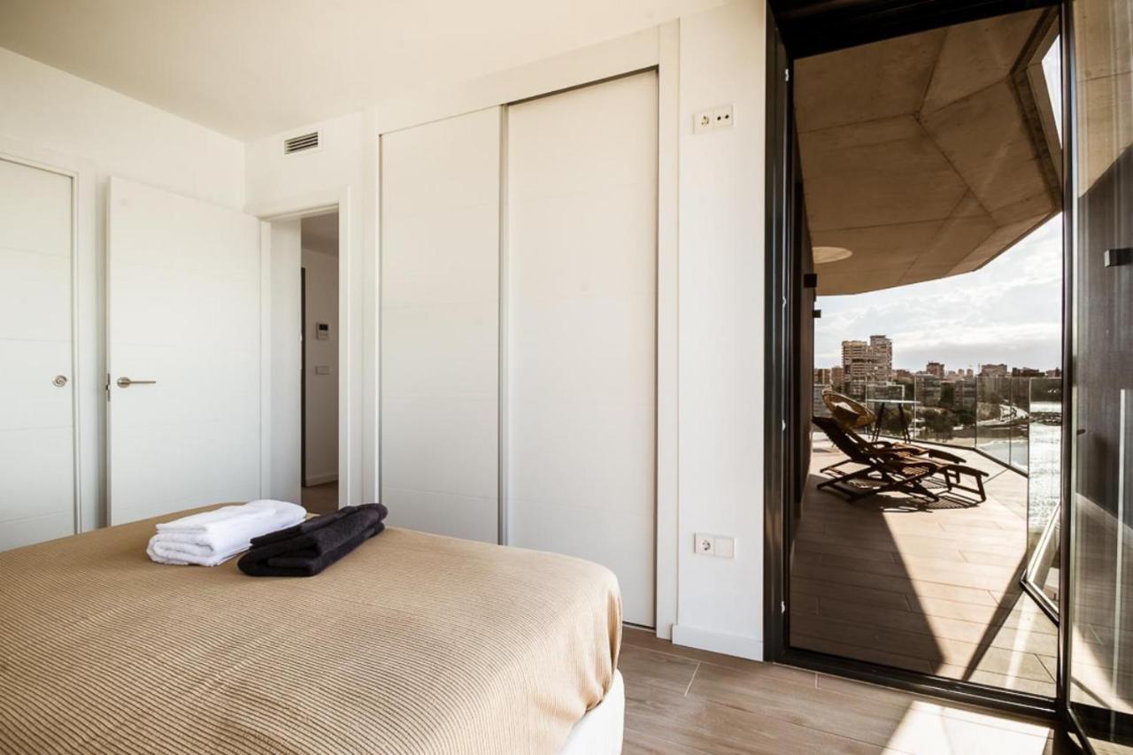 Modern Sea Front Sea Water Apartment Alicante Exterior foto