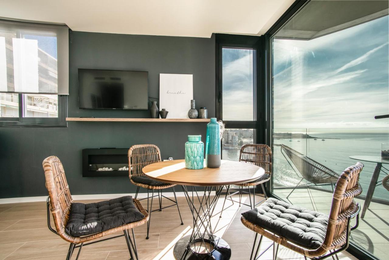 Modern Sea Front Sea Water Apartment Alicante Exterior foto