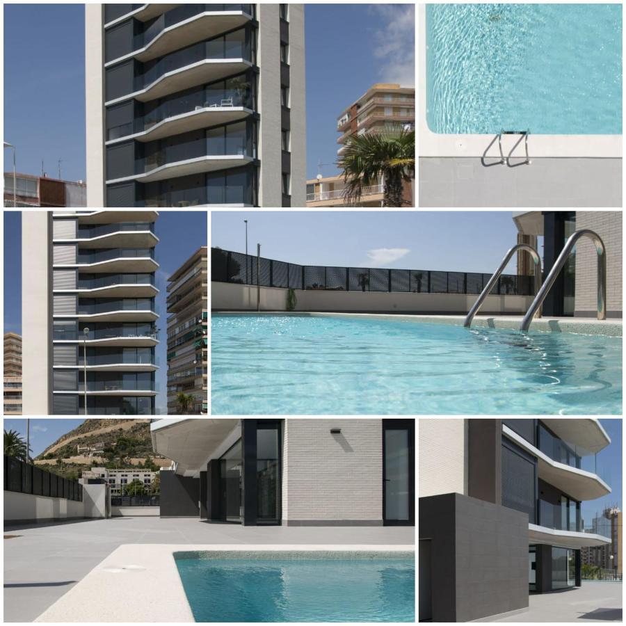 Modern Sea Front Sea Water Apartment Alicante Exterior foto